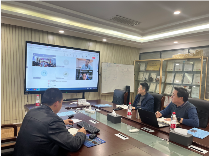 賦能冶金合作！我公司與印度公司舉辦中低碳錳鐵精煉爐設(shè)備線上技術(shù)交流會(huì)