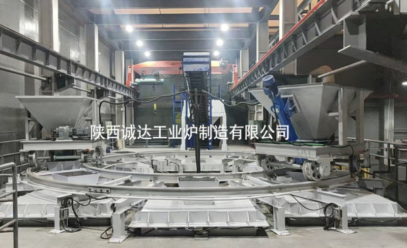 賦能樂爾發(fā)展！我公司定制冷渣爐開爐籌備正酣，雙車加料保障不間斷生產(chǎn)